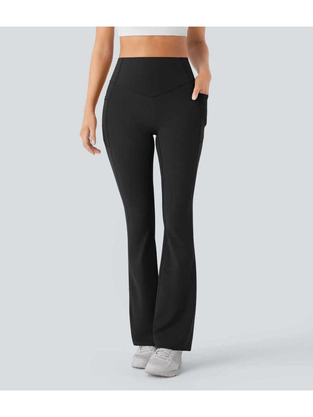 HALARA High Waisted Tummy Control Shaping Yoga Bootcut XS Tall